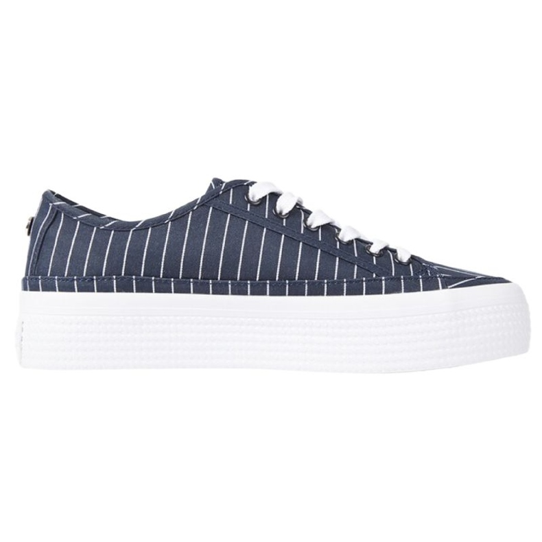 Tommy Hilfiger Essential Stripe Sneaker W FW0FW06530 skor blå