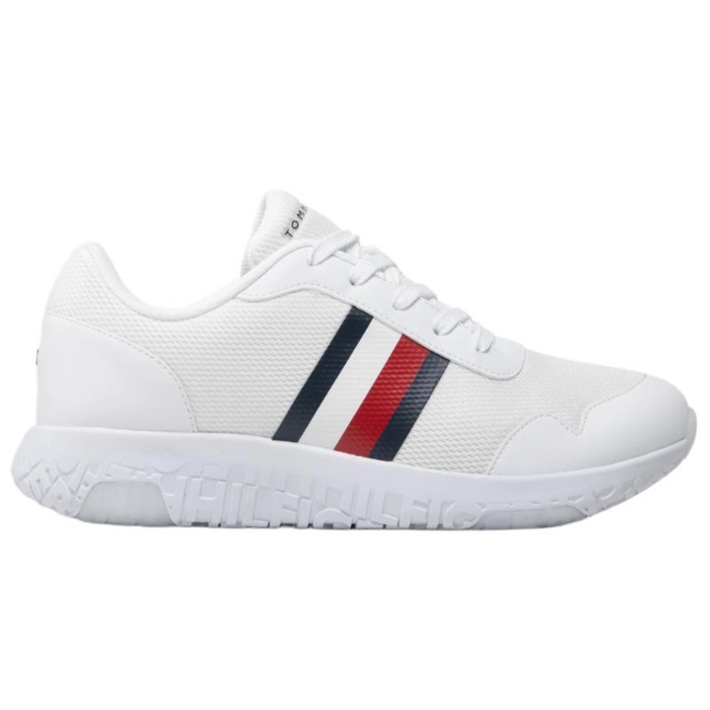 Tommy Hilfiger Lightweight Knit Runner M skor FM0FM04158 vit