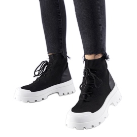 Svarta Éric high-top sneakers