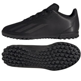 Adidas X CRAZYFAST.4 Tf Jr IE4084 skor svart