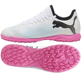 Puma Future 7 Play Tt Jr skor 107737 01 vit