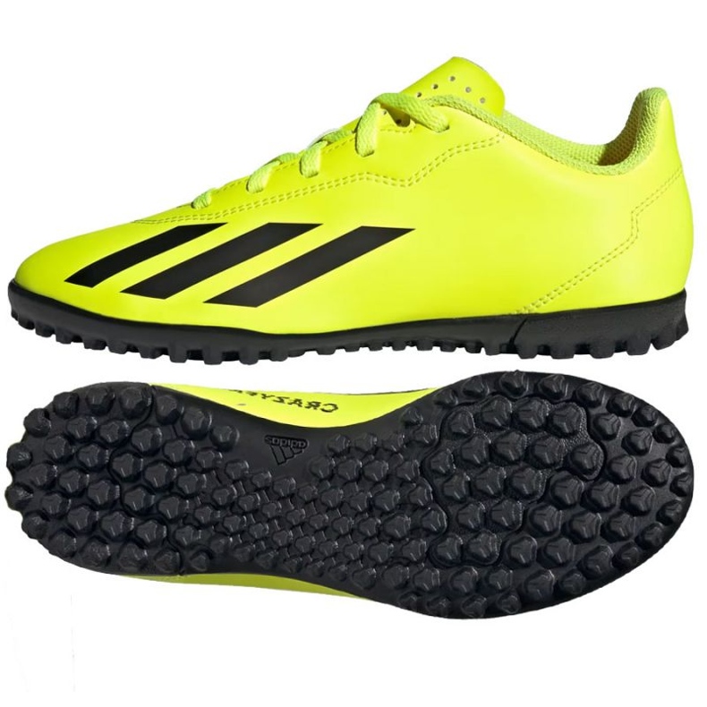 Adidas X Crazyfast Club Tf Jr IF0707 skor gul