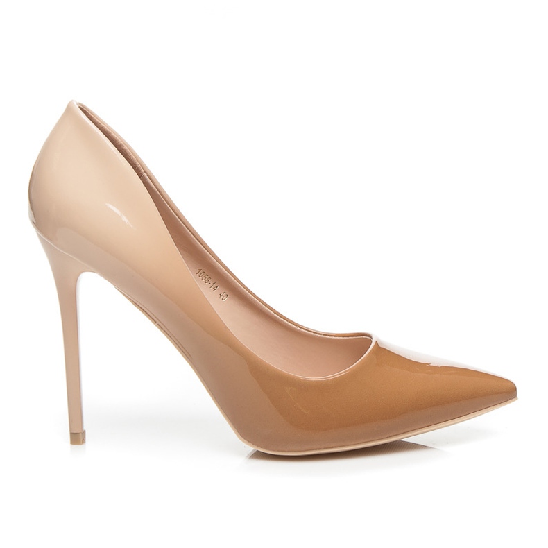 Vices Lackade ombre klackar brun