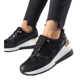 Svarta Gauvin wedge sneakers