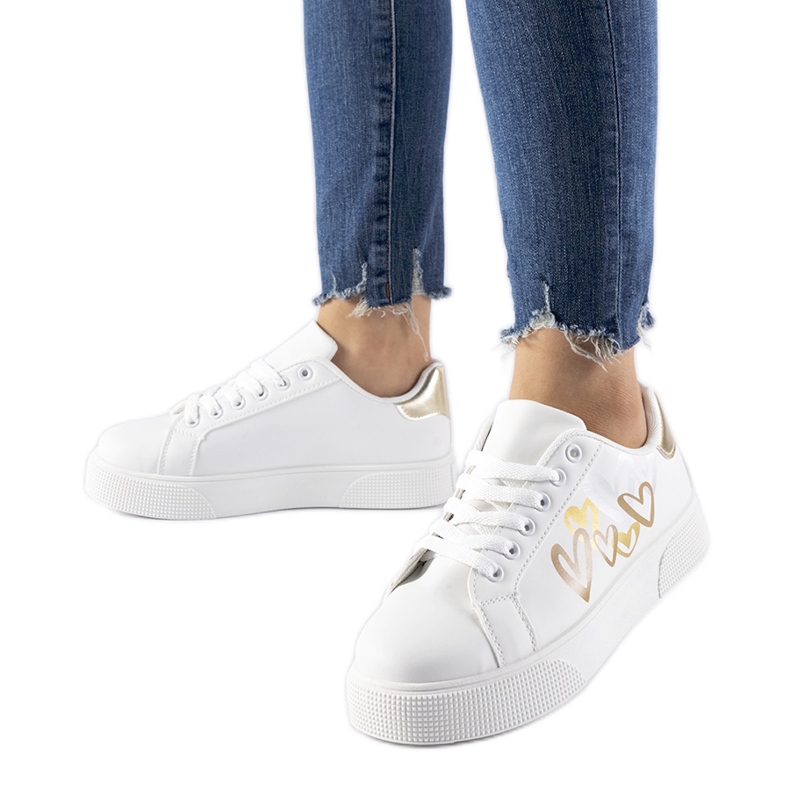 Vita sneakers på Montclair-plattformen