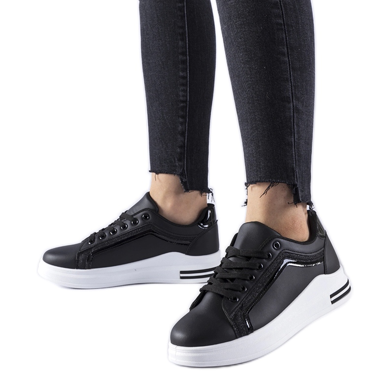 Svarta Mayfield plattformssneakers