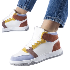 Elizabeths lila high-top sneakers purpur