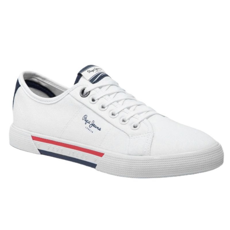 Pepe Jeans Brady Basic M PMS30816 skor vit