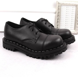 Gregor W GRE1206A läderstövlar, svarta