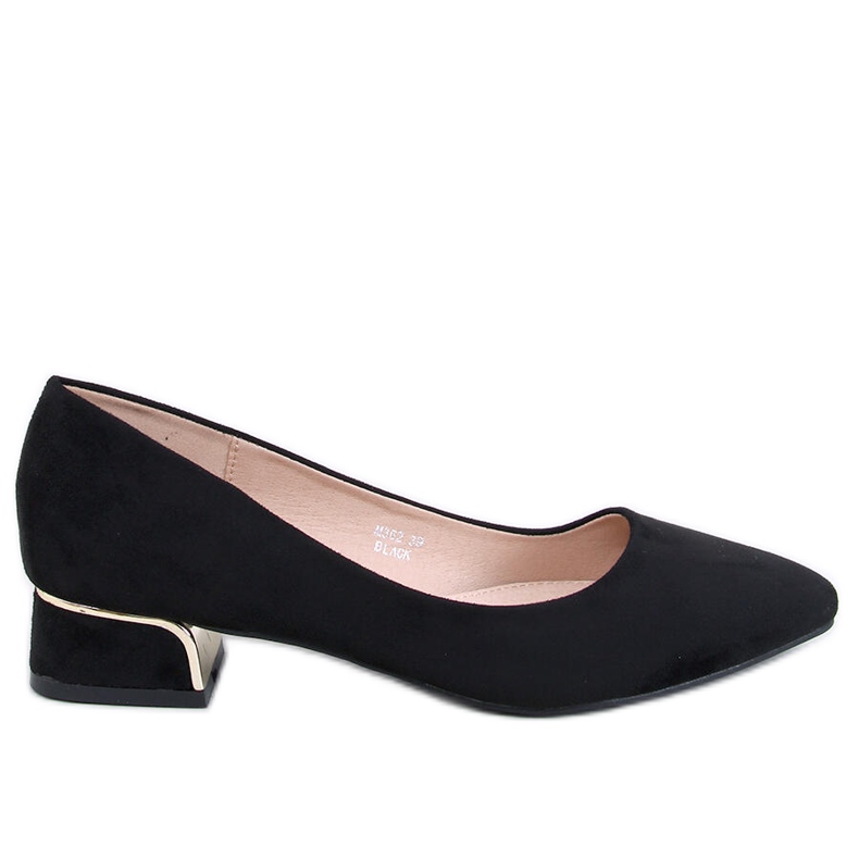 Marani Black lågklackade pumps svart