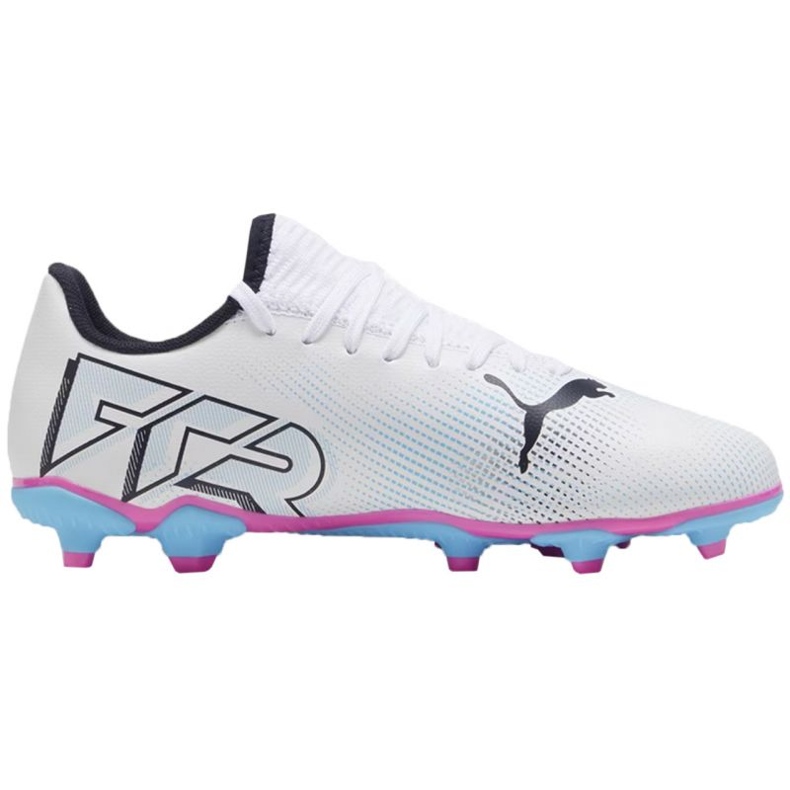 Puma Future 7 Play FG/AG Jr 107734 01 fotbollsskor vit