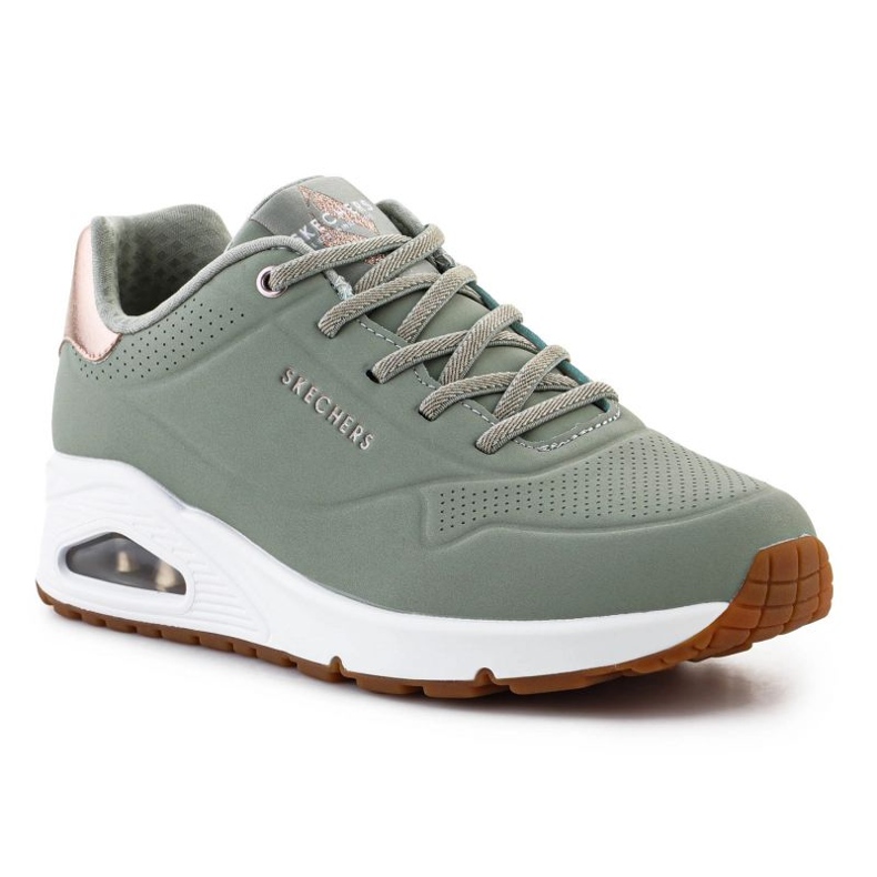 Skechers Uno Shimmer Away W 155196 SAGE-skor grön