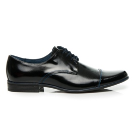 Lucca Glansläderskor svart