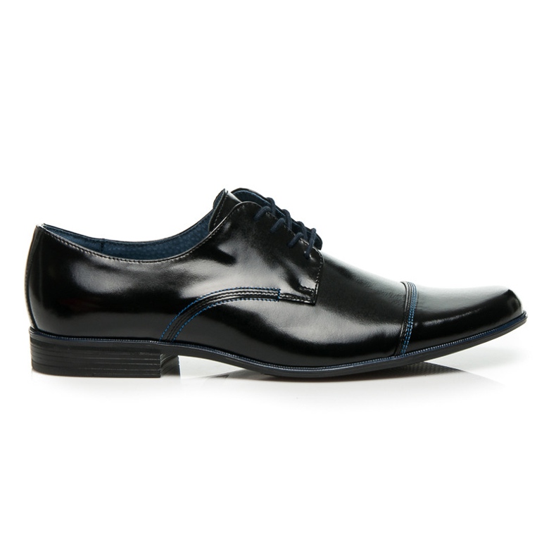 Lucca Glansläderskor svart