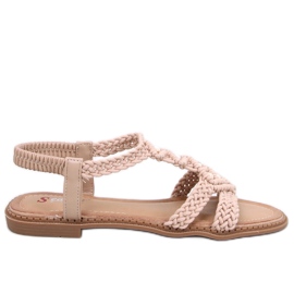 Ashes Khaki boho string sandaler beige
