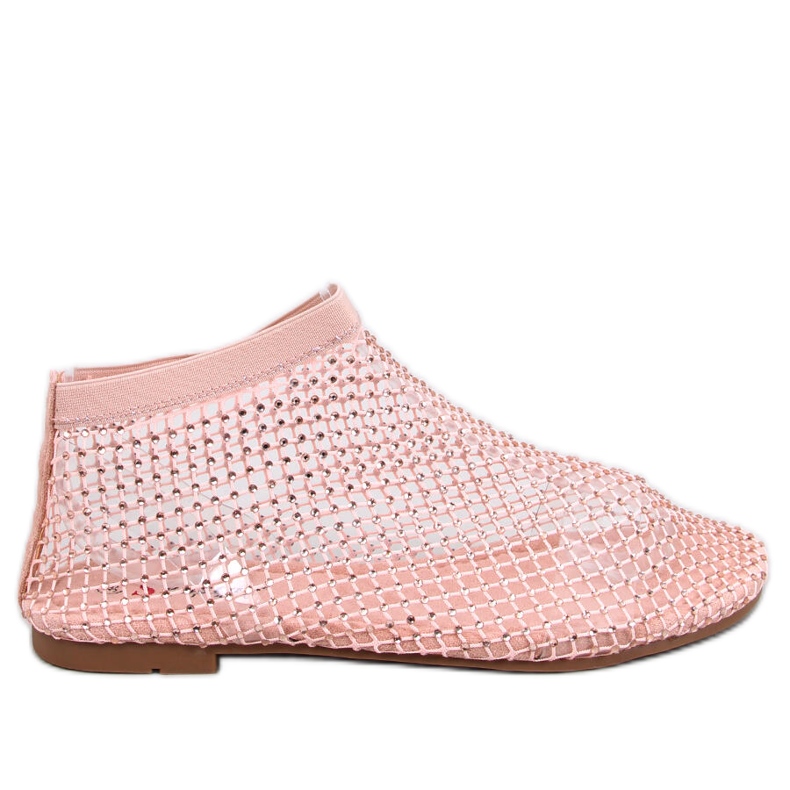 Peyton Rosa mesh sandaler med strass