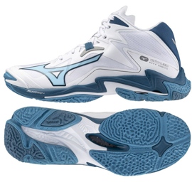 Mizuno Wave Lightning Z8 Mid M V1GA240521 volleybollskor vit