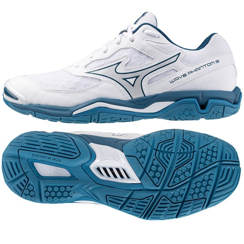 Mizuno Wave Phantom 3 M X1GA226021 handbollsskor vit