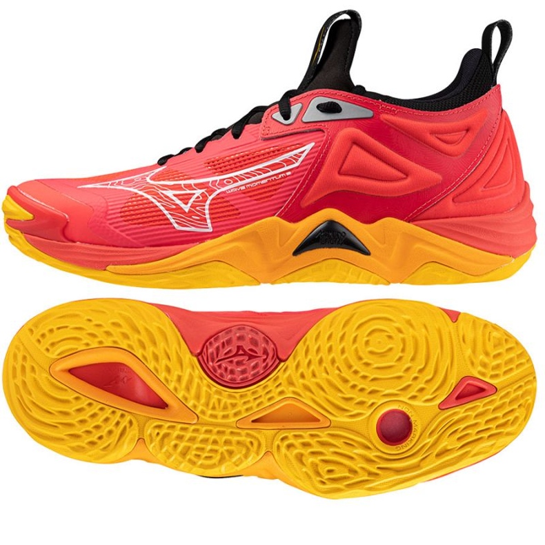 Mizuno Wave Momentum 3 M V1GA231204 volleybollskor röd