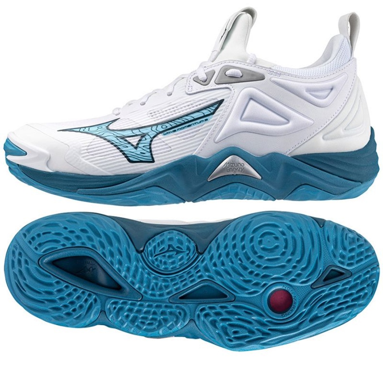 Mizuno Wave Momentum 3 M V1GA231221 volleybollskor vit
