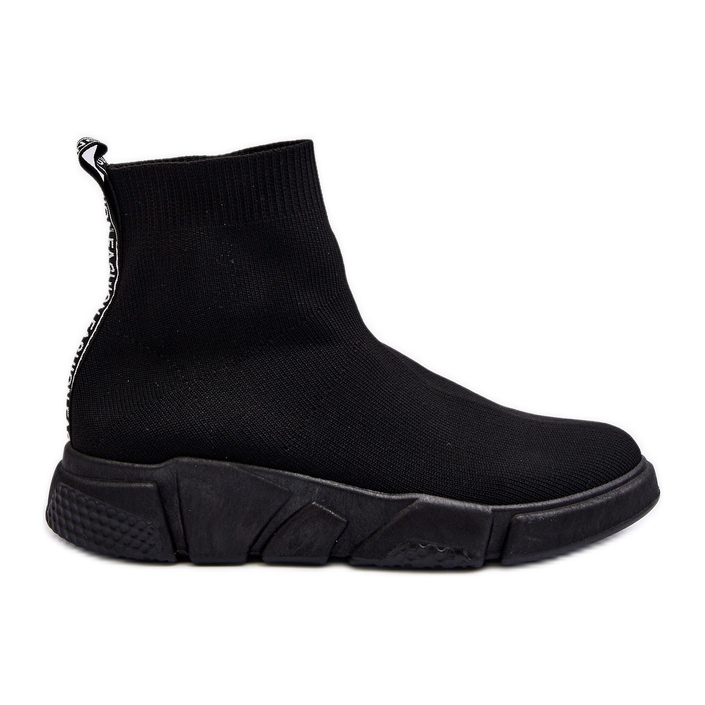 Damsportskor med strumpa Svart Zirila