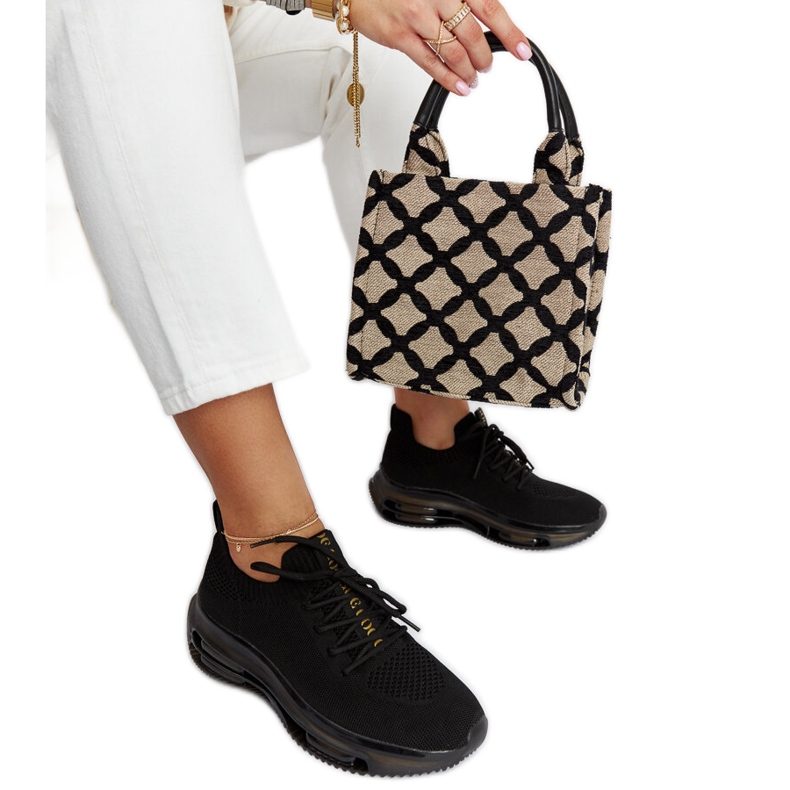 Svarta plattformssneakers Goe JJ2N4080