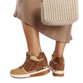 Bruna Knoxville wedge sneakers