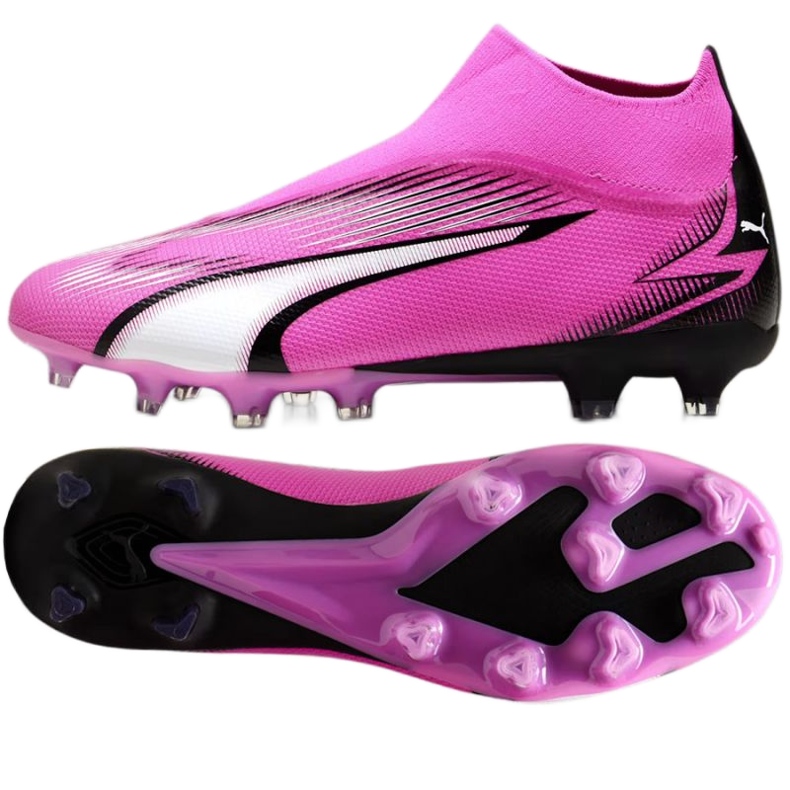 Puma Ultra Match+ Ll FG/MG M 107759 01 skor rosa