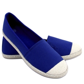 Casto Navy espadrillor för kvinnor blå