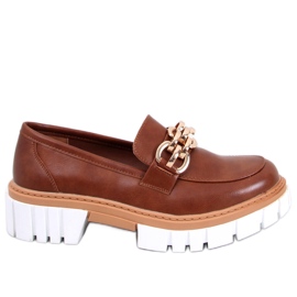 Plattform loafers från Catz Camel brun