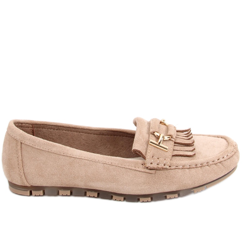 Leif Khaki dam loafers beige