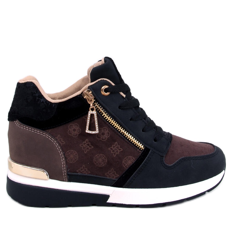 Telts Svarta wedge sneakers