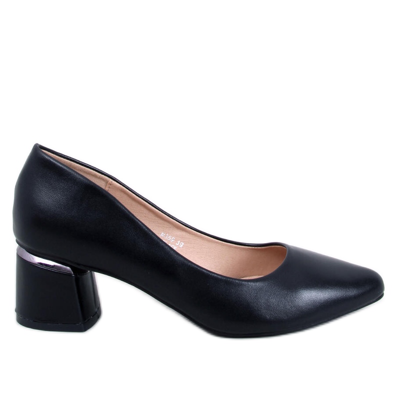 Shers Black högklackade pumps svart