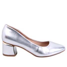 Shers Silver pumps med hög klack silver-