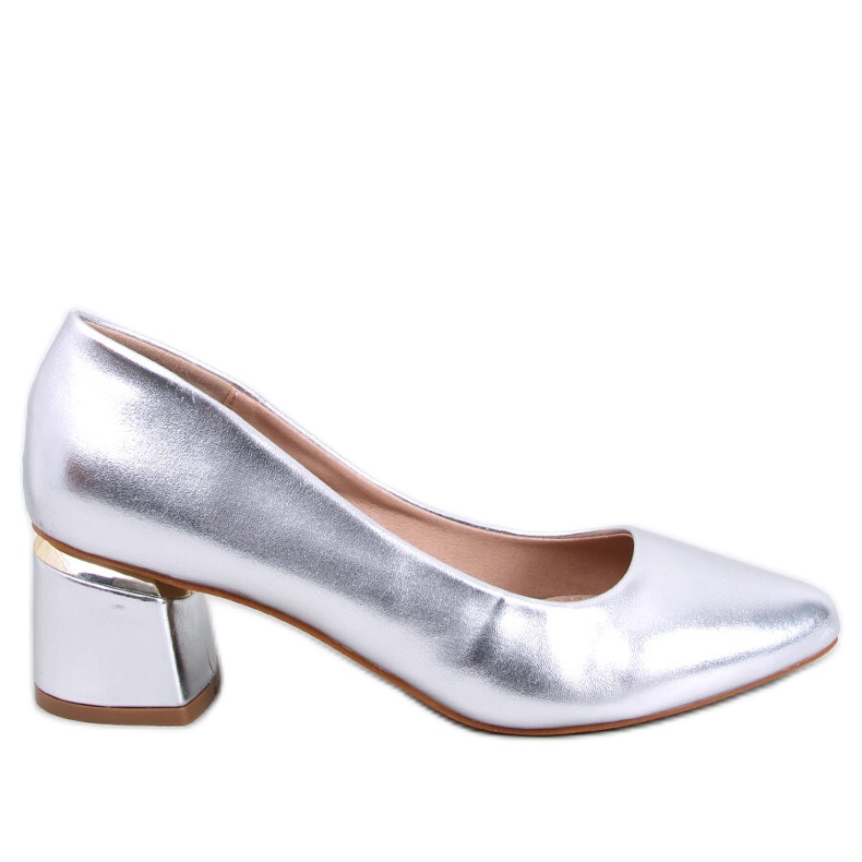 Shers Silver pumps med hög klack silver-