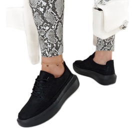 Lori svarta platåsneakers