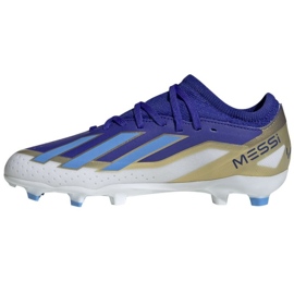Adidas X Crazyfast League Messi Jr Fg skor ID0714 blå
