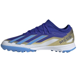 Adidas X Crazyfast League Messi Jr Tf ID0716 skor blå