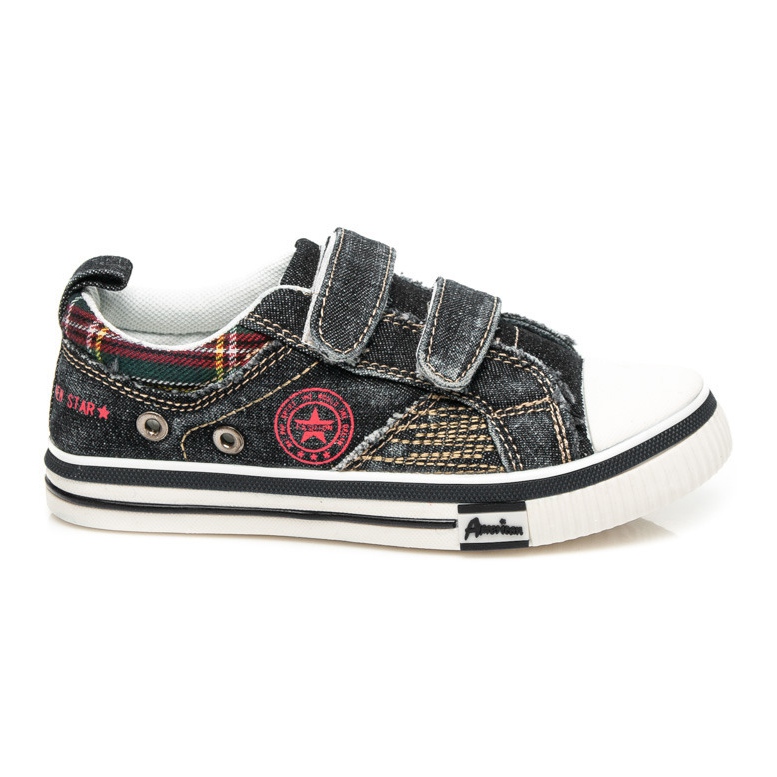 American Club Denim sneakers för en pojke svart