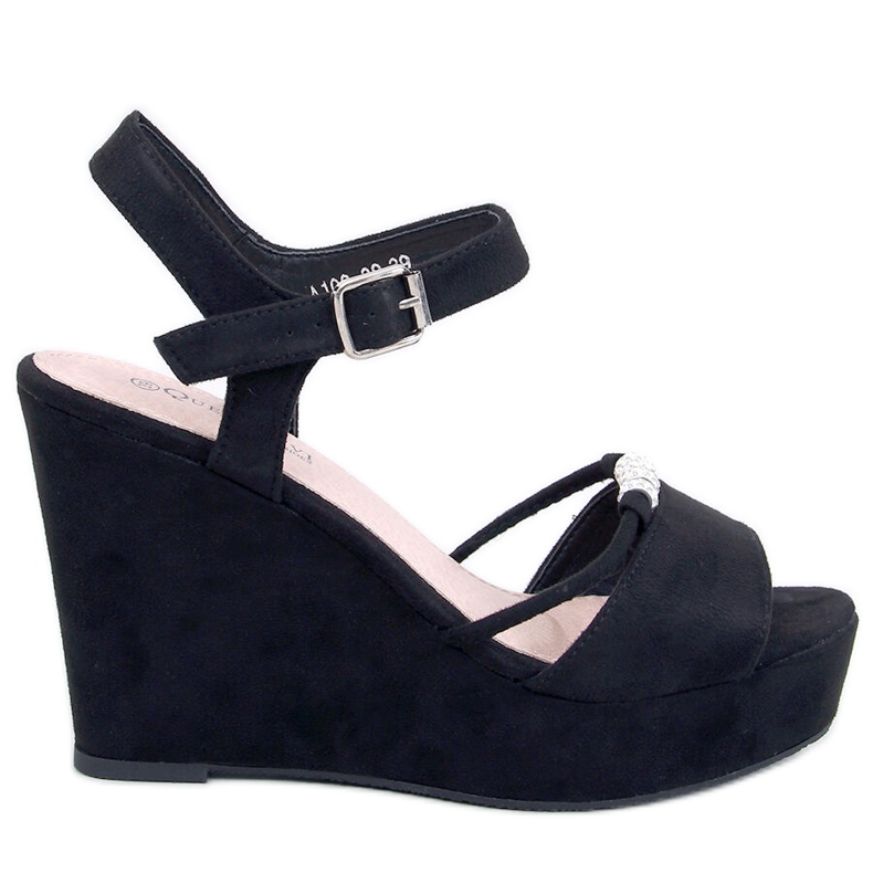 Waite Svarta kilasandaler