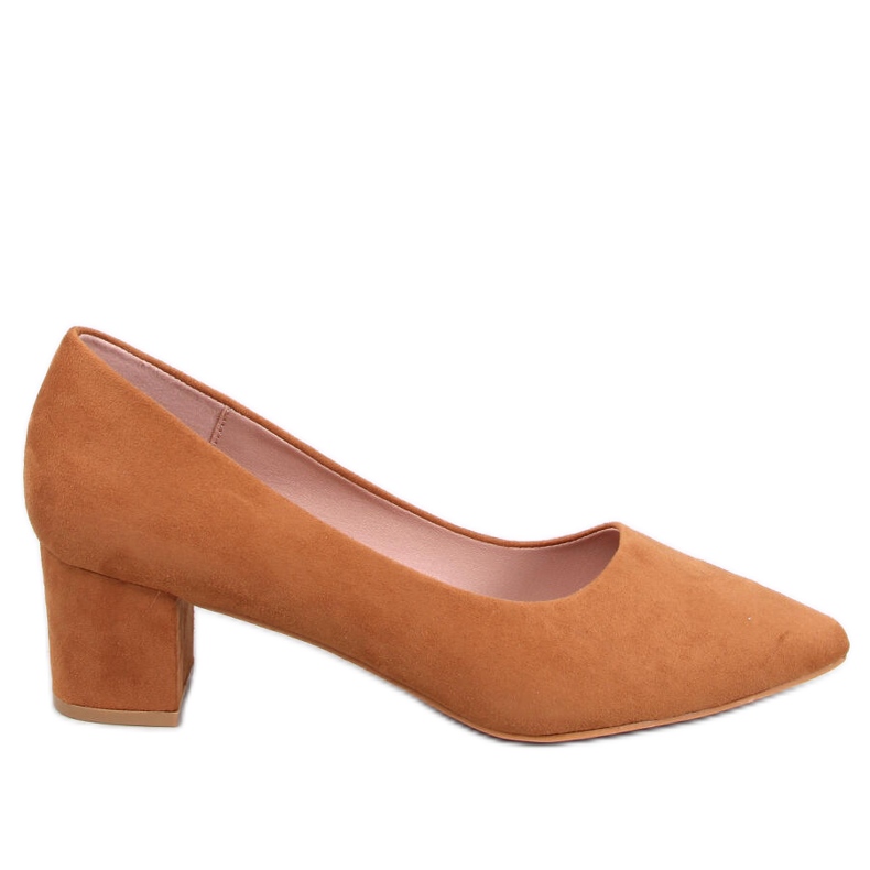 Trabersi Camel lågklackade pumps brun