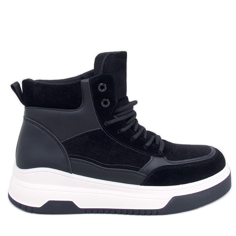Riess Black high-top sneakers svart