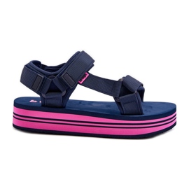 Platformsandaler dam Lee Cooper LCW-24-05-2754L Marinblå