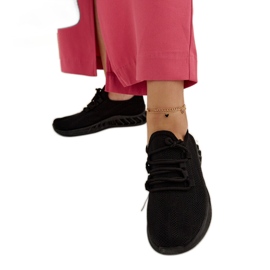 Weekley sneakers i svart tyg