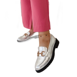 Silvermockasiner med zirkoner Aleyna