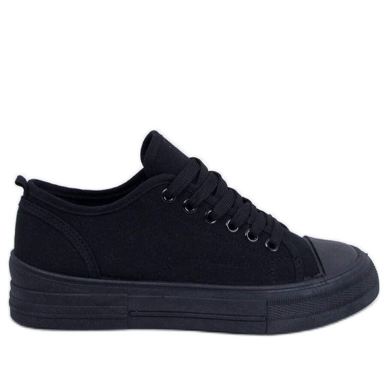 Slims Black damsneakers svart