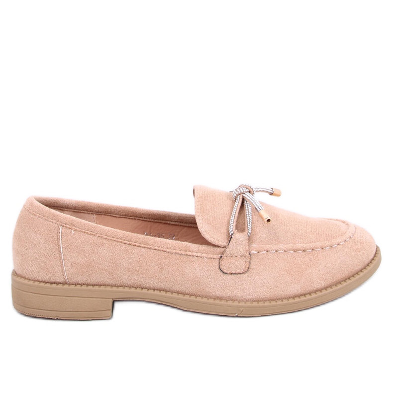 Saras Camel mockasin mocka för kvinnor beige