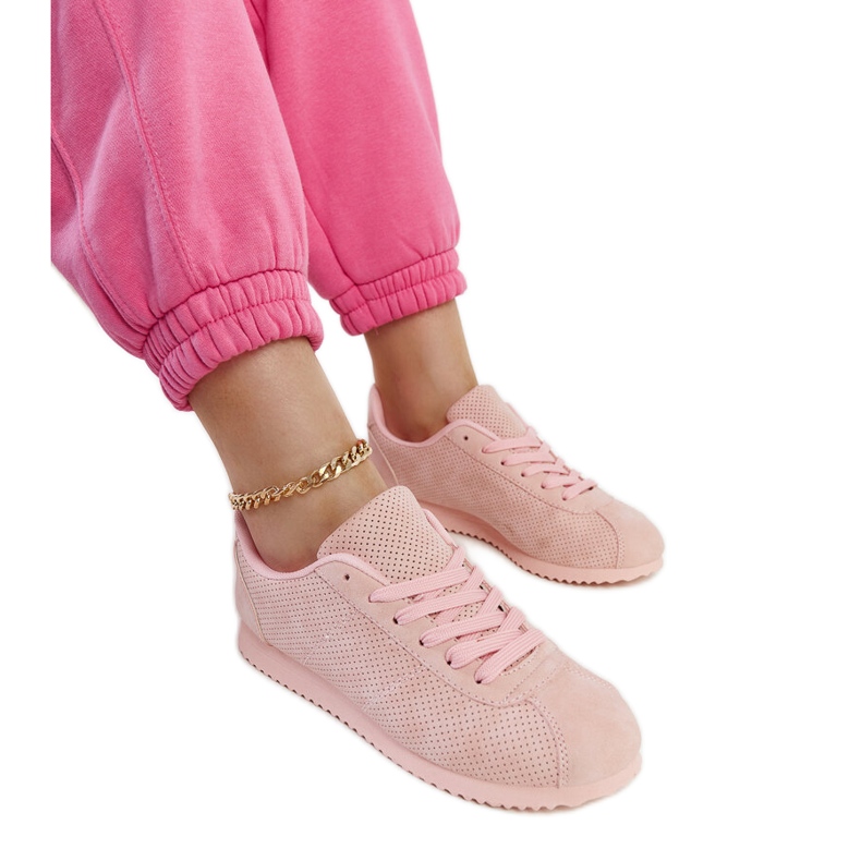 Rosa ljusa Rashad sneakers