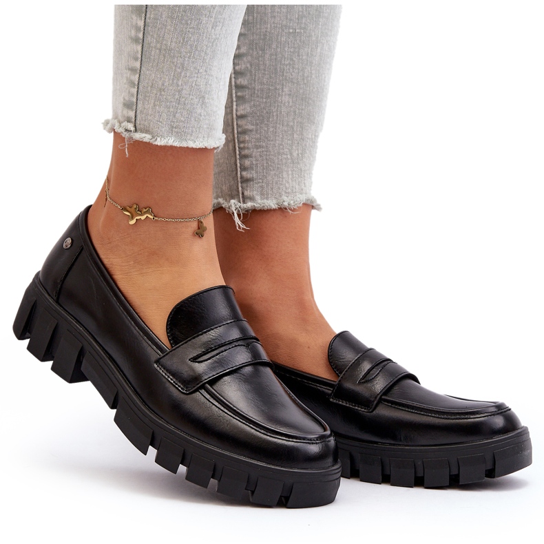 Vinceza Dammockasiner Eco Läder Svart Seravisa