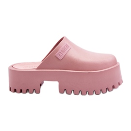Damflip-flops på en massiv sula Big Star NN274020 Rosa